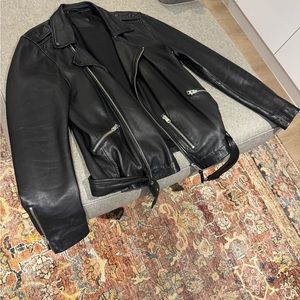 All Saints Leather Jacket - Men’s Large